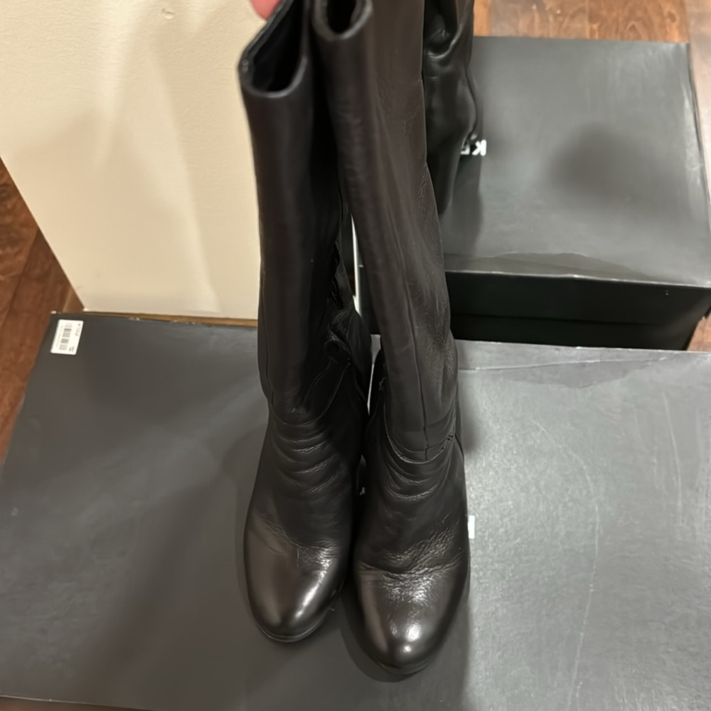 Kenneth Cole knee high heeled boots - Picture 2 of 6